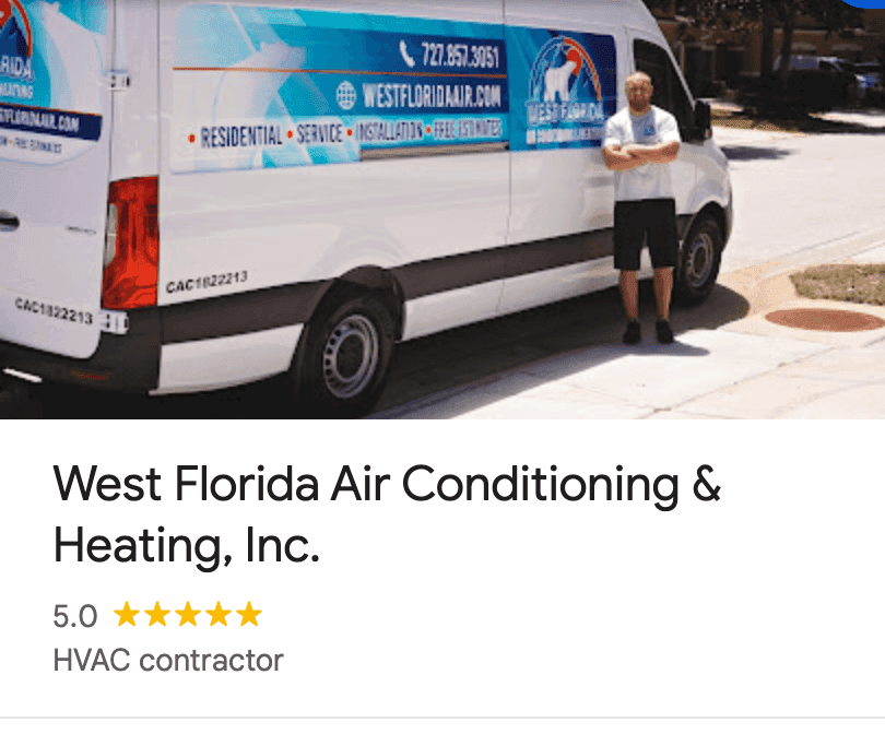 West Florida Air's real Google Business Profile